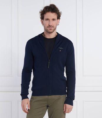 Sweter męski casualowy Aeronautica Militare ze sklepu: Gomez Fashion Store w kategorii: Swetry męskie - zdjęcie 874714-BD9-10338_AM225M000079052