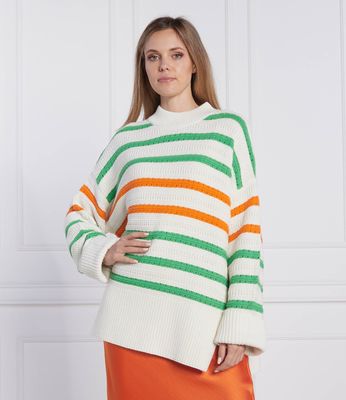 Sweter damski Samsøe Samsøe ze sklepu: Gomez Fashion Store w kategorii: Swetry damskie - zdjęcie 874714-BD9-10338_SS225W000009004