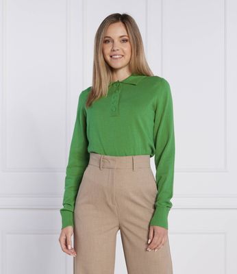 Bluzka damska na jesień casual Samsøe Samsøe ze sklepu: Gomez Fashion Store w kategorii: Bluzki damskie - zdjęcie 874714-BD9-10338_SS225W000033004