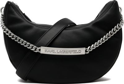 Torebka hobo elegancki Karl Lagerfeld ze sklepu: Gomez Fashion Store w kategorii: Torebki hobo - zdjęcie 874714-BD9-10338_KL225W000049087