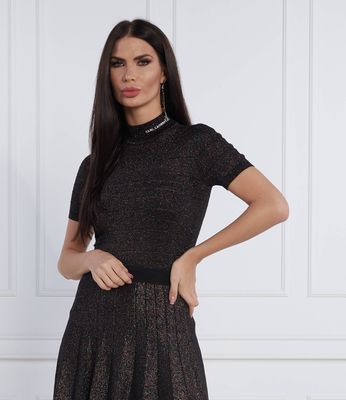 Karl Lagerfeld - Bluzka damska wiosenna ze sklepu: Gomez Fashion Store w kategorii: Bluzki damskie - zdjęcie 874714-BD9-10338_KL225W000152750