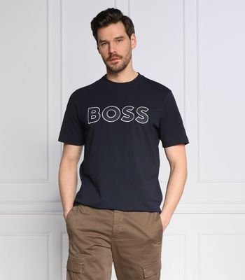 T-shirt męski na wiosnę BOSS ORANGE ze sklepu: Gomez Fashion Store w kategorii: T-shirty męskie - zdjęcie 874714-BD9-10338_BO231M000065404