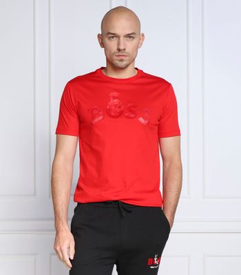 T-shirt męski BOSS GREEN ze sklepu: Gomez Fashion Store w kategorii: T-shirty męskie - zdjęcie 874714-BD9-10338_BG231M000047624