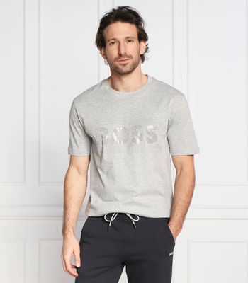 BOSS GREEN - T-shirt męski w stylu młodzieżowym na wiosnę ze sklepu: Gomez Fashion Store w kategorii: T-shirty męskie - zdjęcie 874714-BD9-10338_BG231M000065059