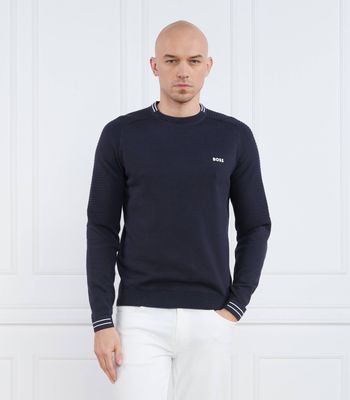 Sweter męski na wiosnę BOSS GREEN ze sklepu: Gomez Fashion Store w kategorii: Swetry męskie - zdjęcie 874714-BD9-10338_BG231M000081402