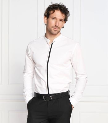 HUGO - Koszula męska na wiosnę ze sklepu: Gomez Fashion Store w kategorii: Koszule męskie - zdjęcie 874714-BD9-10338_BU231M000082199