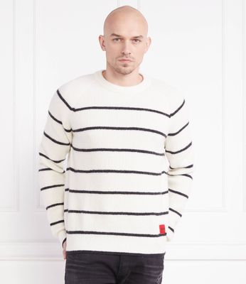 Sweter męski na zimę HUGO ze sklepu: Gomez Fashion Store w kategorii: Swetry męskie - zdjęcie 874714-BD9-10338_BU231M000189108