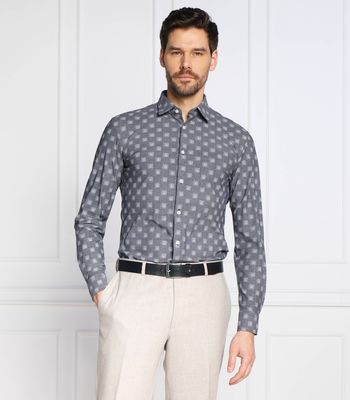 Koszula męska wiosenna BOSS BLACK ze sklepu: Gomez Fashion Store w kategorii: Koszule męskie - zdjęcie 874714-BD9-10338_BB231M000151001