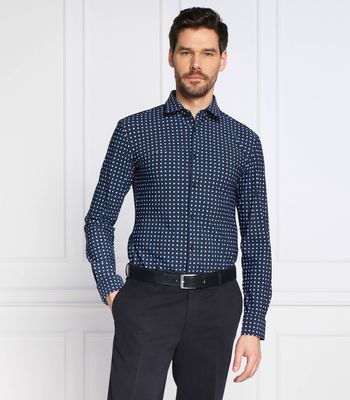 Koszula męska wiosenna BOSS BLACK ze sklepu: Gomez Fashion Store w kategorii: Koszule męskie - zdjęcie 874714-BD9-10338_BB231M000151420