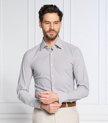 Koszula męska na wiosnę BOSS BLACK ze sklepu: Gomez Fashion Store w kategorii: Koszule męskie - zdjęcie 874714-BD9-10338_BB231M000162212