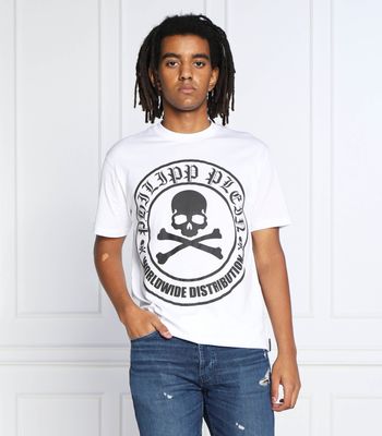 T-shirt męski na wiosnę Philipp Plein ze sklepu: Gomez Fashion Store w kategorii: T-shirty męskie - zdjęcie 874714-BD9-10338_PN225M000062102