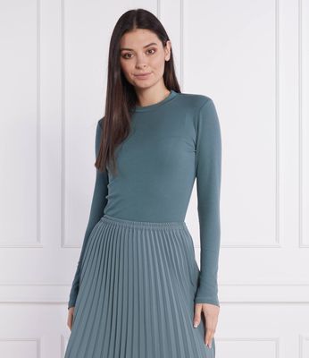 Marc O'Polo - Bluzka damska jesienna casual ze sklepu: Gomez Fashion Store w kategorii: Bluzki damskie - zdjęcie 874714-BD9-10338_MP231W000014B42