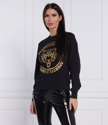 Bluza damska jesienna casualowa Plein Sport ze sklepu: Gomez Fashion Store w kategorii: Bluzy damskie - zdjęcie 874714-BD9-10338_PS225W000013102