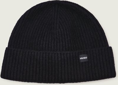 Czapka zimowa damska HUGO ze sklepu: Gomez Fashion Store w kategorii: Czapki zimowe damskie - zdjęcie 874714-BD9-10338_BU231W000063001