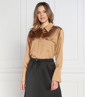 Koszula damska jesienna BOSS BLACK ze sklepu: Gomez Fashion Store w kategorii: Koszule damskie - zdjęcie 874714-BD9-10338_BB231W000050260