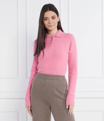 Samsøe Samsøe - Sweter damski zimowy ze sklepu: Gomez Fashion Store w kategorii: Swetry damskie - zdjęcie 874714-BD9-10338_SS231W000004015