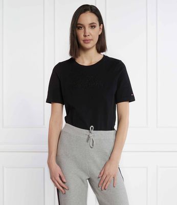 Bluzka damska wiosenna Tommy Hilfiger ze sklepu: Gomez Fashion Store w kategorii: Bluzki damskie - zdjęcie 874714-BD9-10338_TH231W000038D12