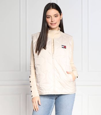 Kamizelka damska casual Tommy Jeans ze sklepu: Gomez Fashion Store w kategorii: Kamizelki damskie - zdjęcie 874714-BD9-10338_TM231W000031055