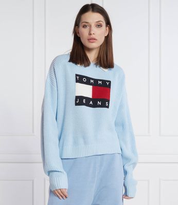 Sweter damski zimowy Tommy Jeans ze sklepu: Gomez Fashion Store w kategorii: Swetry damskie - zdjęcie 874714-BD9-10338_TM231W000035052