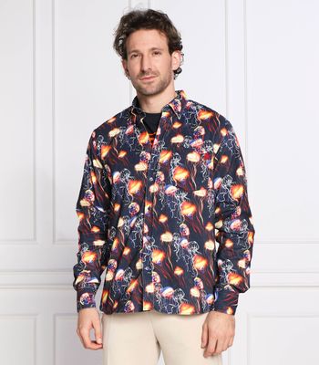 Koszula męska jesienna Vilebrequin ze sklepu: Gomez Fashion Store w kategorii: Koszule męskie - zdjęcie 874714-BD9-10338_VI231M000010390