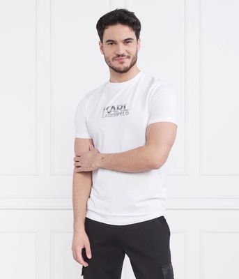 Karl Lagerfeld - T-shirt męski na wiosnę ze sklepu: Gomez Fashion Store w kategorii: T-shirty męskie - zdjęcie 874714-BD9-10338_KL231M000067007