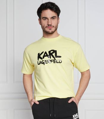 T-shirt męski w stylu młodzieżowym Karl Lagerfeld ze sklepu: Gomez Fashion Store w kategorii: T-shirty męskie - zdjęcie 874714-BD9-10338_KL231M000070110