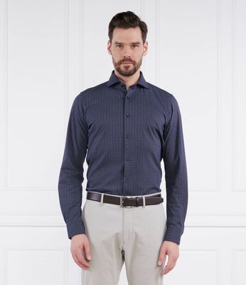 Koszula męska casual z kołnierzykiem button down Joop! ze sklepu: Gomez Fashion Store w kategorii: Koszule męskie - zdjęcie 874714-BD9-10338_JO231M000026404