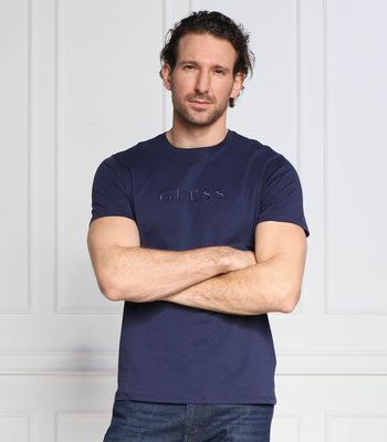 Guess - T-shirt męski młodzieżowy ze sklepu: Gomez Fashion Store w kategorii: T-shirty męskie - zdjęcie 874714-BD9-10338_GJ231M000002627