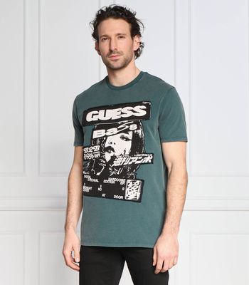 T-shirt męski młodzieżowy Guess ze sklepu: Gomez Fashion Store w kategorii: T-shirty męskie - zdjęcie 874714-BD9-10338_GJ231M000036M80