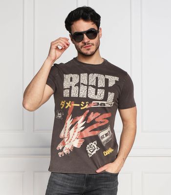 T-shirt męski młodzieżowy Guess ze sklepu: Gomez Fashion Store w kategorii: T-shirty męskie - zdjęcie 874714-BD9-10338_GJ231M000037487