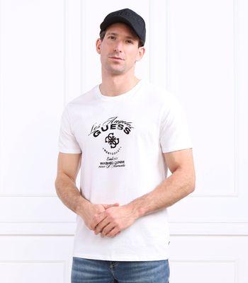 T-shirt męski na wiosnę Guess ze sklepu: Gomez Fashion Store w kategorii: T-shirty męskie - zdjęcie 874714-BD9-10338_GJ231M000043F11