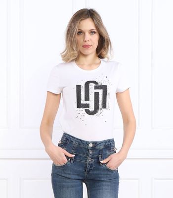 Bluzka damska wiosenna młodzieżowa Liu Jo ze sklepu: Gomez Fashion Store w kategorii: Bluzki damskie - zdjęcie 874714-BD9-10338_LC231W000085001