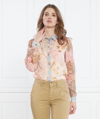 Koszula damska na wiosnę Liu Jo ze sklepu: Gomez Fashion Store w kategorii: Koszule damskie - zdjęcie 874714-BD9-10338_LC231W000086O69