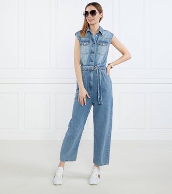 Kombinezon damski Liu Jo ze sklepu: Gomez Fashion Store w kategorii: Kombinezony damskie - zdjęcie 874714-BD9-10338_LJ231W000026P80