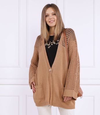 Sweter damski na zimę Liu Jo ze sklepu: Gomez Fashion Store w kategorii: Swetry damskie - zdjęcie 874714-BD9-10338_LC231W000142O70