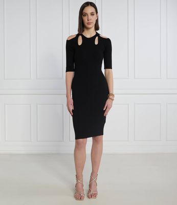Sukienka na wiosnę dopasowana Liu Jo ze sklepu: Gomez Fashion Store w kategorii: Sukienki - zdjęcie 874714-BD9-10338_LC231W000144222