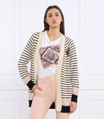 Sweter damski casual Liu Jo ze sklepu: Gomez Fashion Store w kategorii: Swetry damskie - zdjęcie 874714-BD9-10338_LJ232W000016P52