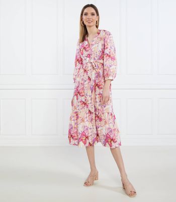 Liu Jo - Sukienka na wiosnę ze sklepu: Gomez Fashion Store w kategorii: Sukienki - zdjęcie 874714-BD9-10338_LJ232W000040O88