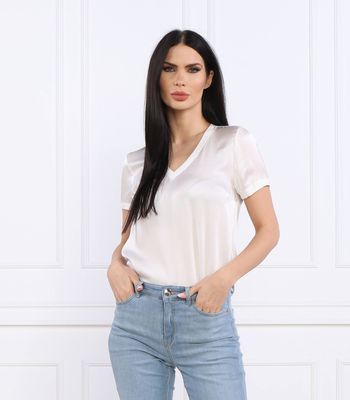 Bluzka damska casual Liu Jo ze sklepu: Gomez Fashion Store w kategorii: Bluzki damskie - zdjęcie 874714-BD9-10338_LJ232W000080731