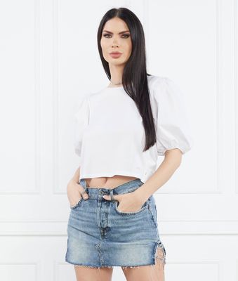 Bluzka damska casual Liu Jo ze sklepu: Gomez Fashion Store w kategorii: Bluzki damskie - zdjęcie 874714-BD9-10338_LJ232W000081001
