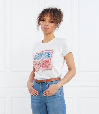 Bluzka damska na wiosnę Liu Jo ze sklepu: Gomez Fashion Store w kategorii: Bluzki damskie - zdjęcie 874714-BD9-10338_LJ232W000141P45