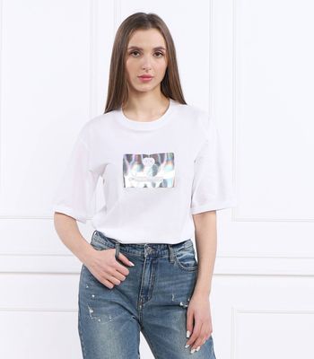 Bluzka damska na wiosnę Armani Exchange ze sklepu: Gomez Fashion Store w kategorii: Bluzki damskie - zdjęcie 874714-BD9-10338_AX231W000026101