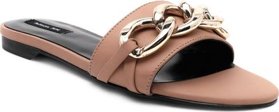 Klapki damskie na lato Patrizia Pepe ze sklepu: Gomez Fashion Store w kategorii: Klapki damskie - zdjęcie 874714-BD9-10338_PK231W000003268