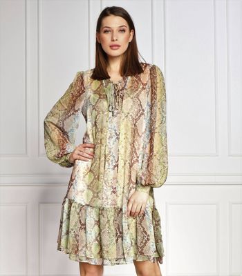 Sukienka na wiosnę Guess ze sklepu: Gomez Fashion Store w kategorii: Sukienki - zdjęcie 874714-BD9-10338_GJ231W000055M47