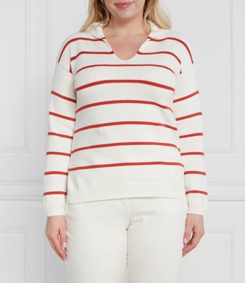 Sweter damski zimowy Persona by Marina Rinaldi ze sklepu: Gomez Fashion Store w kategorii: Swetry damskie - zdjęcie 874714-BD9-10338_SO231W000017080