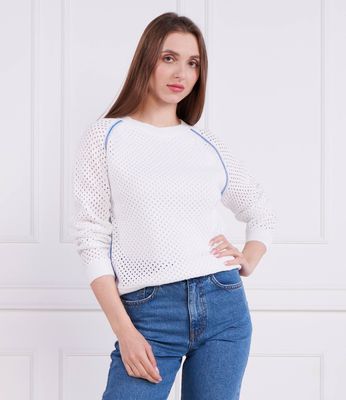 Sweter damski Marc Cain ze sklepu: Gomez Fashion Store w kategorii: Swetry damskie - zdjęcie 874714-BD9-10338_CR231W000087100