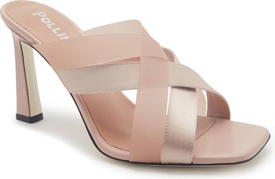 Klapki damskie na lato Pollini ze sklepu: Gomez Fashion Store w kategorii: Klapki damskie - zdjęcie 874714-BD9-10338_PO231W000010060
