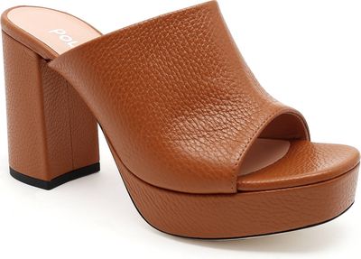 Klapki damskie na lato Pollini ze sklepu: Gomez Fashion Store w kategorii: Klapki damskie - zdjęcie 874714-BD9-10338_PO231W000011008