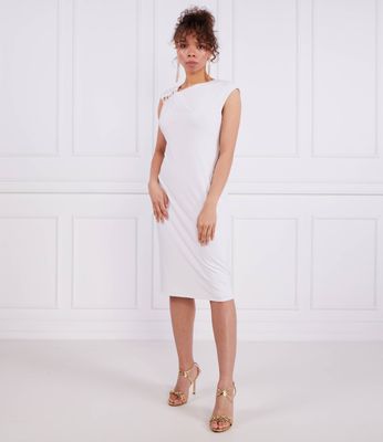 Sukienka na wiosnę elegancka LAUREN RALPH LAUREN ze sklepu: Gomez Fashion Store w kategorii: Sukienki - zdjęcie 874714-BD9-10338_RL231W000041B62