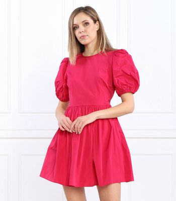 Red Valentino - Sukienka trapezowa casualowa ze sklepu: Gomez Fashion Store w kategorii: Sukienki - zdjęcie 874714-BD9-10338_RV231W000010096